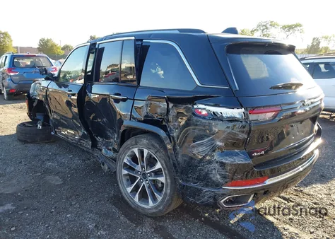 2023 Jeep Grand Cherokee Overland 4X4 из США, поврежденный, VIN 1C4RJHDG6PC613839